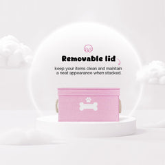 GreenPetopia removable lid keeps toys clean and tucked away