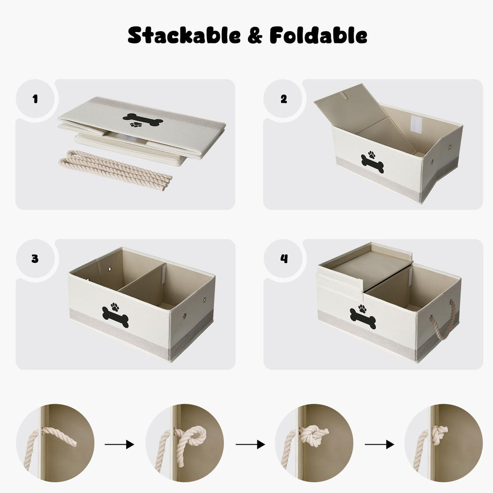 GreenPetopia thick-fabric toy bin stays lightweight yet sturdy.