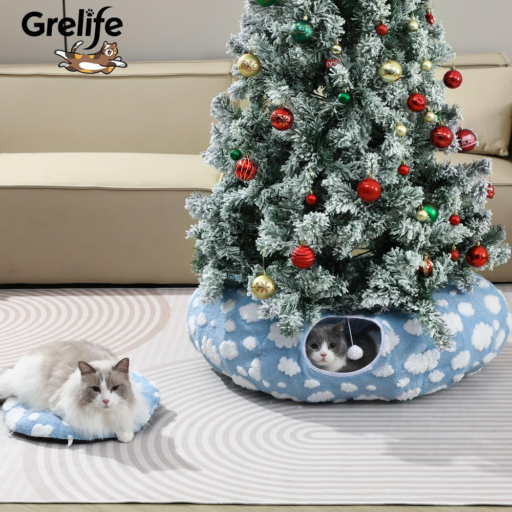 Grelife cat tunnel indoor-use ideal for small pets and kittens.