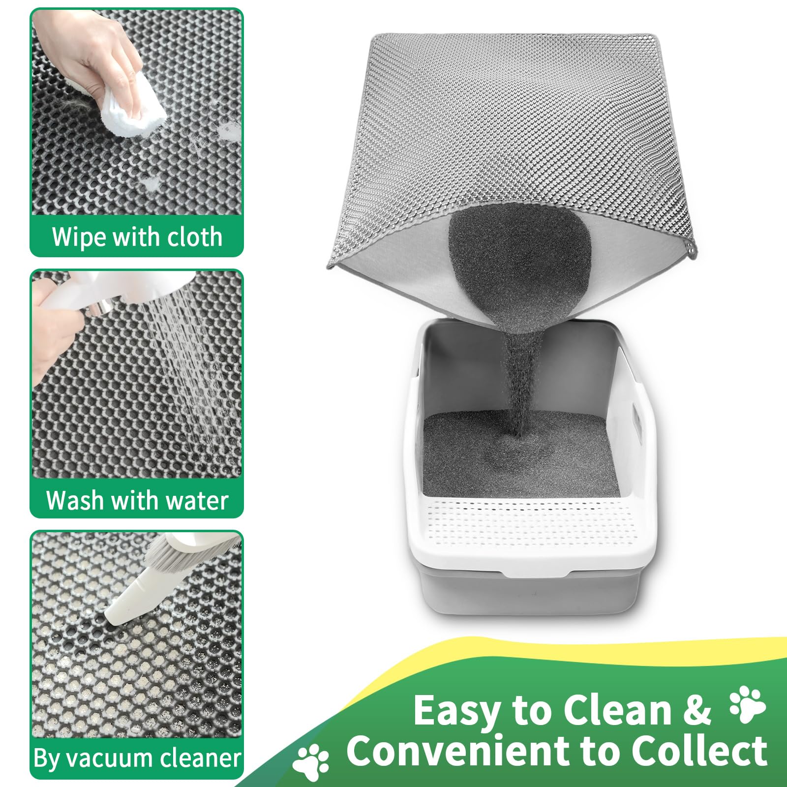 GRELY EVA material is paw-safe and odorless for sensitive noses.