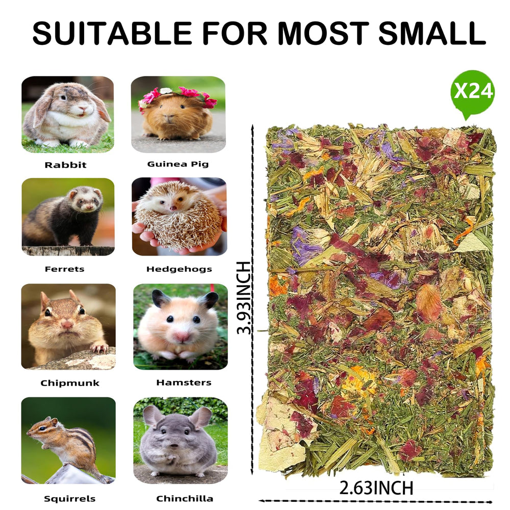 GREMBEB herbal flowers visible inside treats for small pets