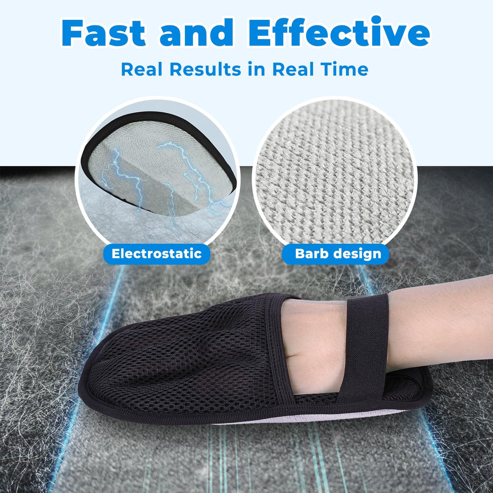 GRENTY upgraded five-finger glove with enhanced grip for precise fur removal.