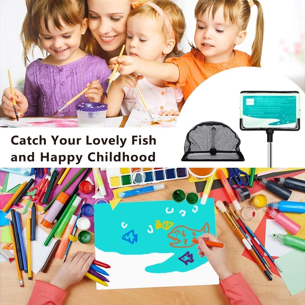Compact 8x6 inch net suits beginners and kids.