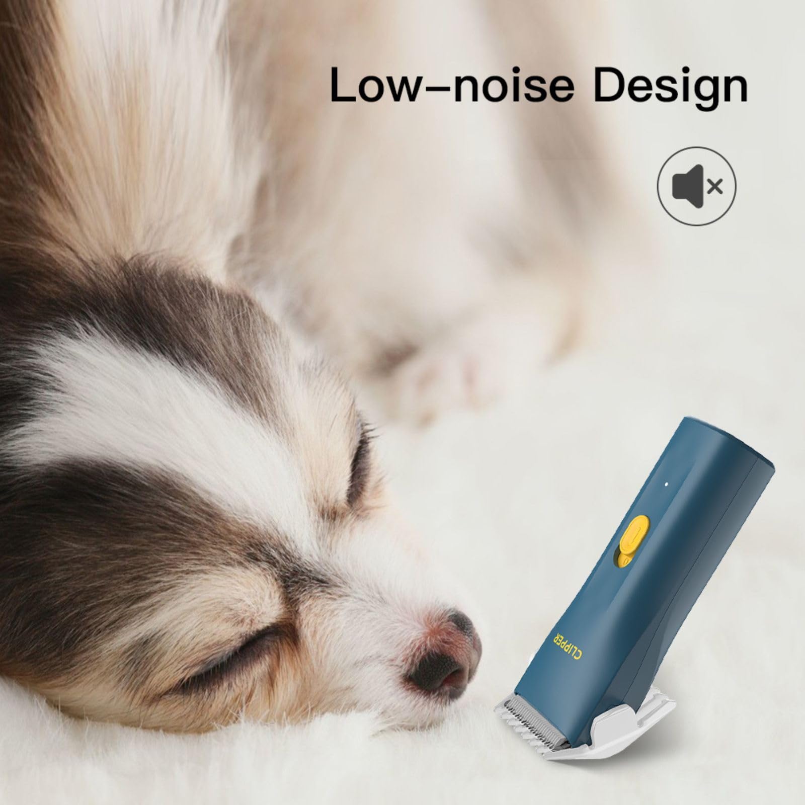 Grimgrow charging wire included for convenient recharging before grooming