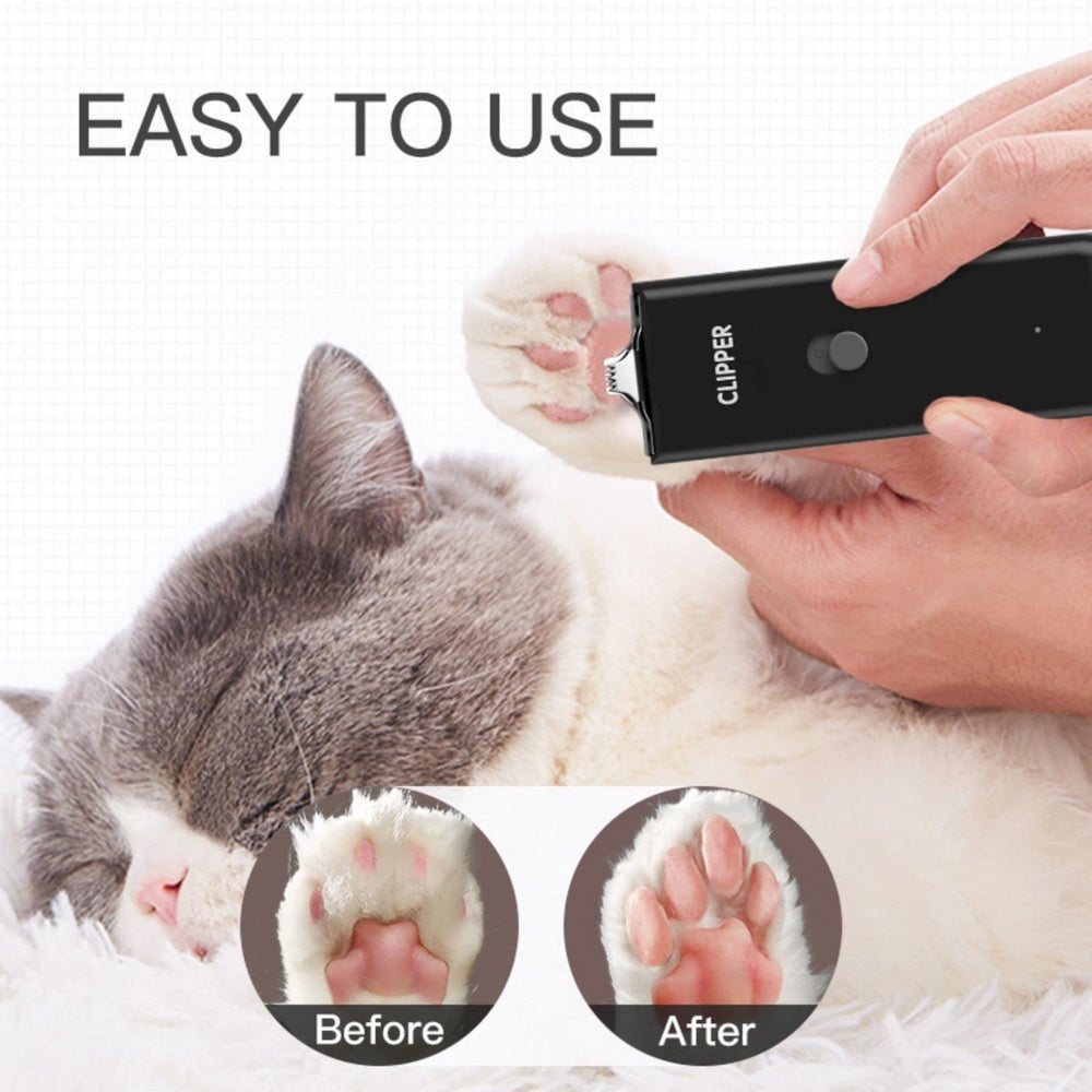 Grimgrow grooming kit includes blades and guards for different sizes.