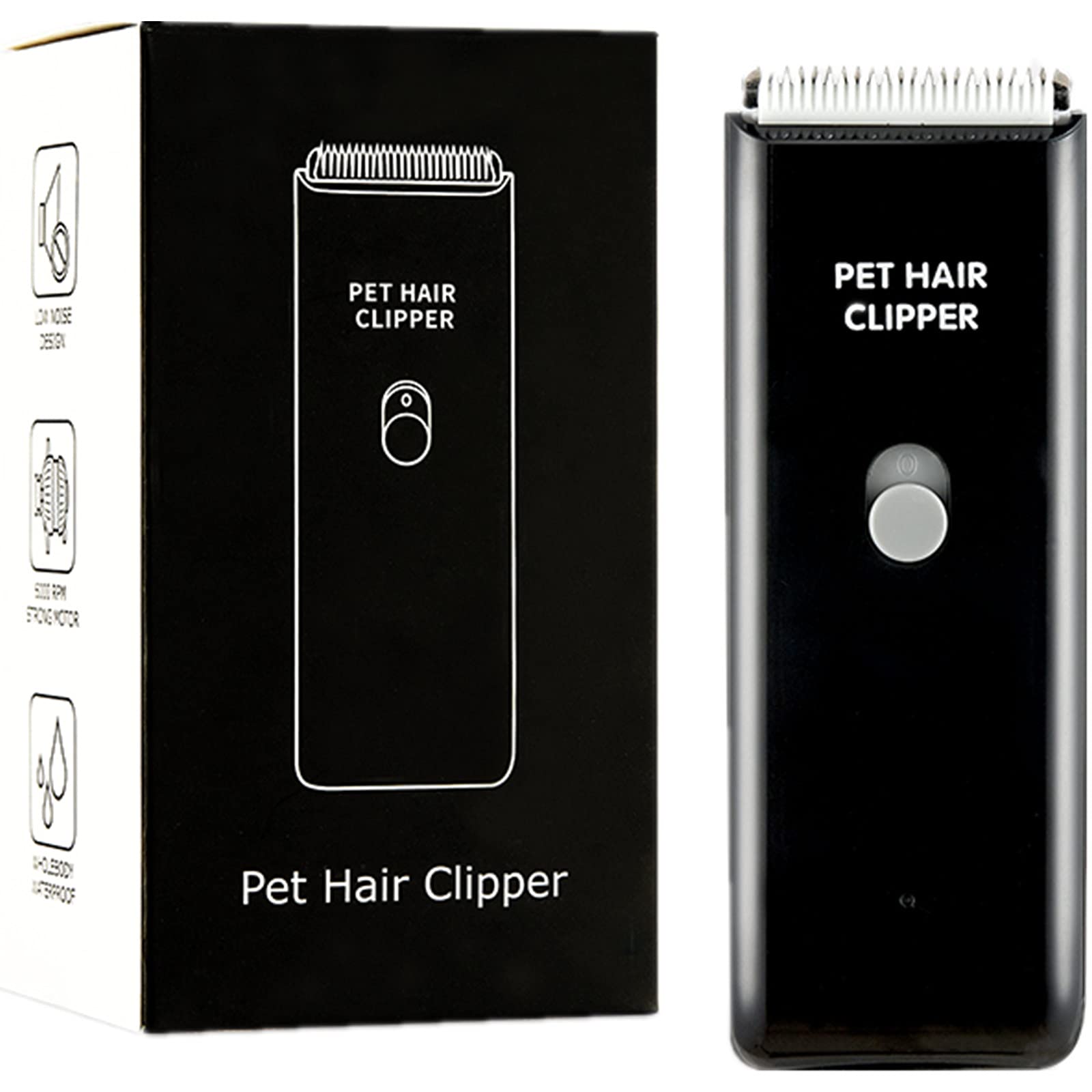 Grimgrow detachable blades clipper enables easy cleaning and safe trimming.