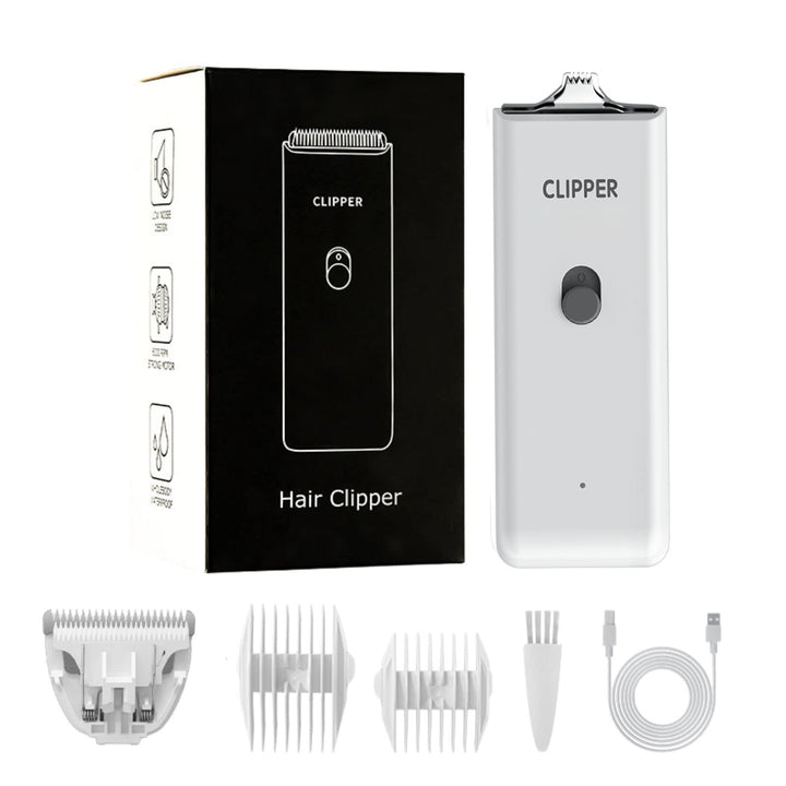 Grimgrow detachable ceramic blades clipper for safe at-home grooming