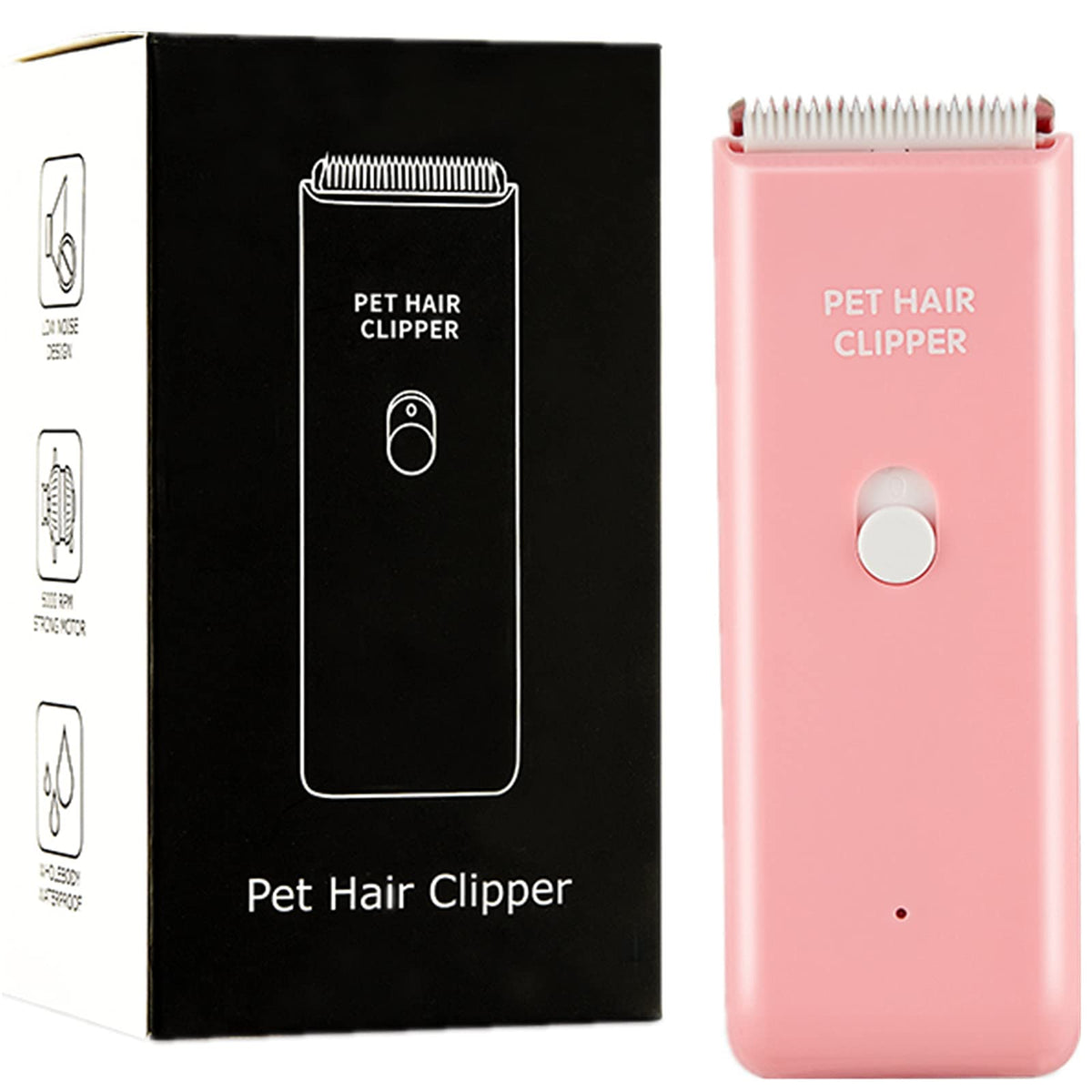 Grimgrow dog clipper front view with detachable blades for smooth grooming