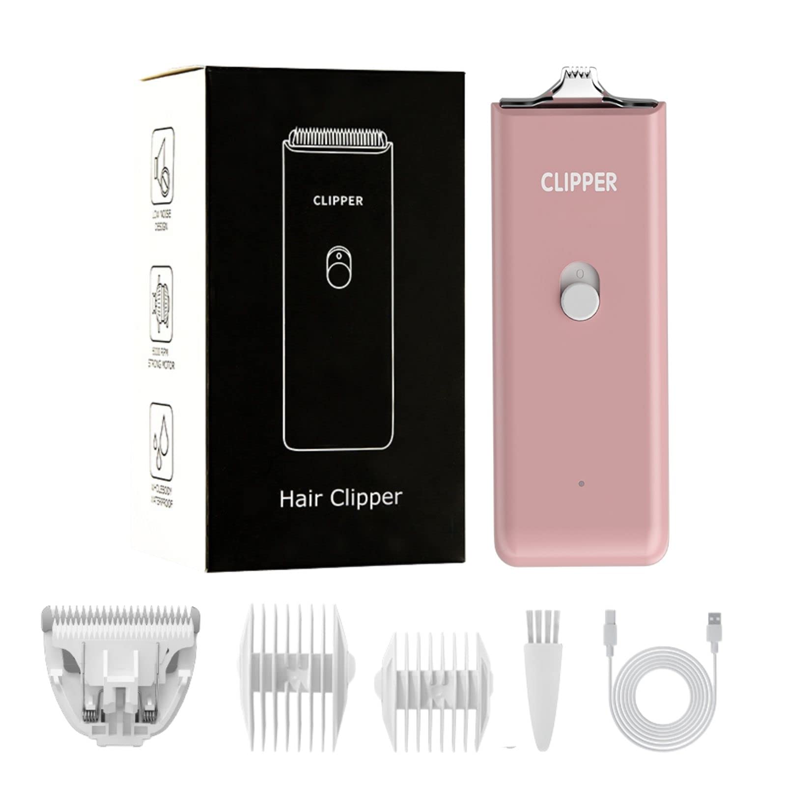 Grimgrow dog cat home-hair clipper with ergonomic grip for comfortable at-home grooming