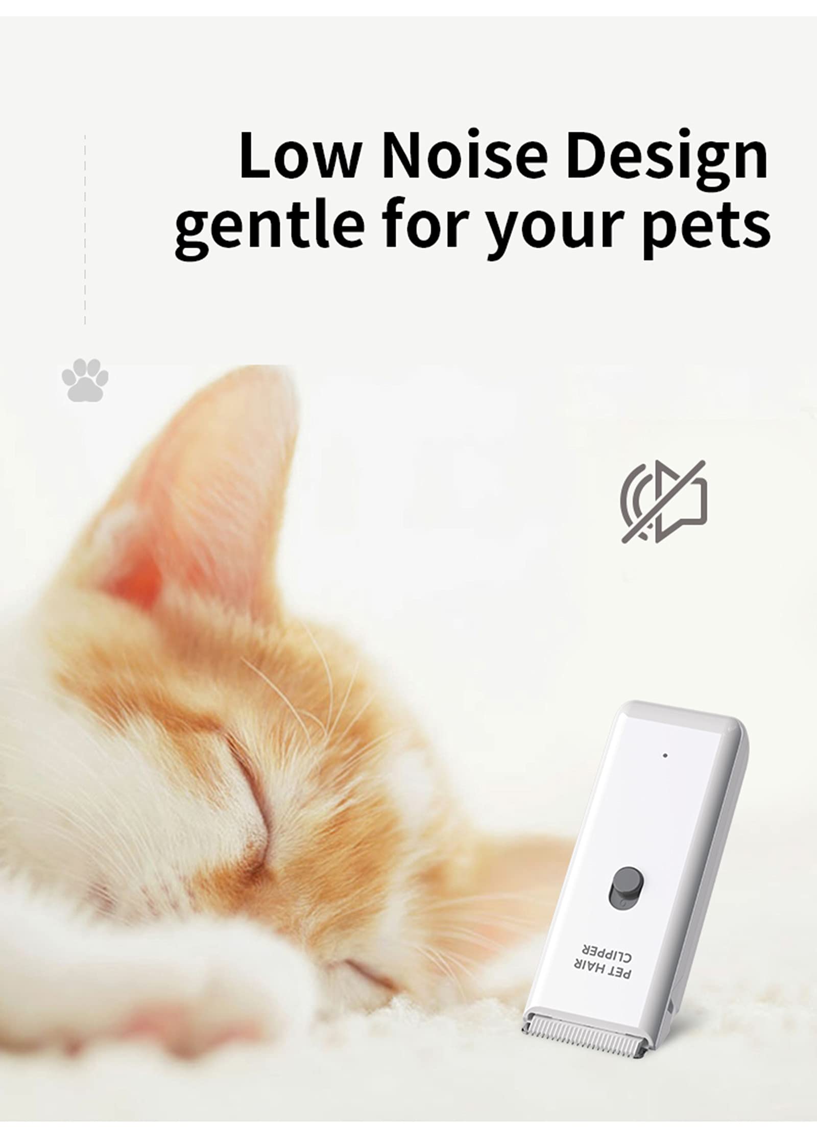 Grimgrow ergonomic handle designed for comfortable, precise trimming of pets.