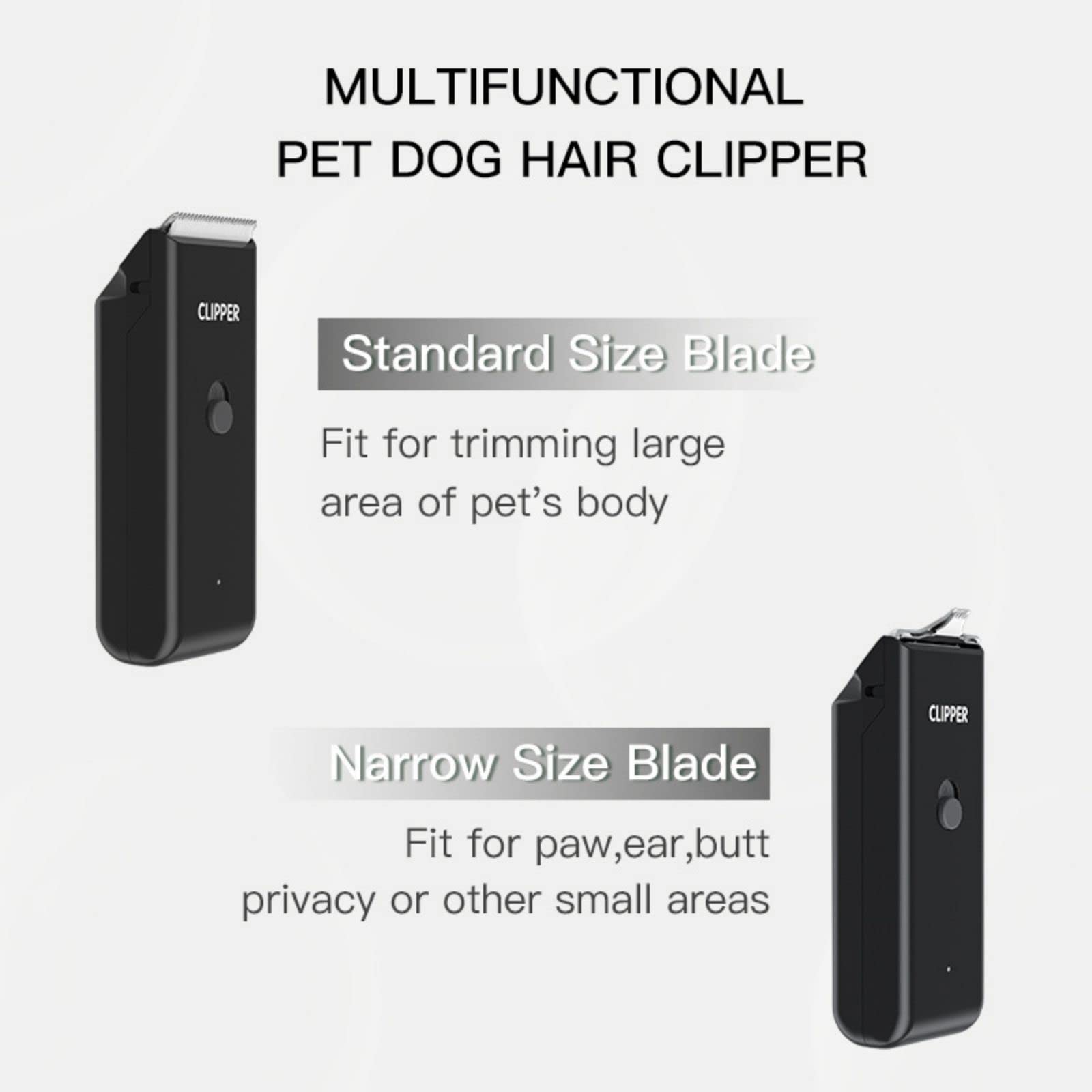 Grimgrow cordless clipper with ergonomic grip for comfortable grooming sessions.
