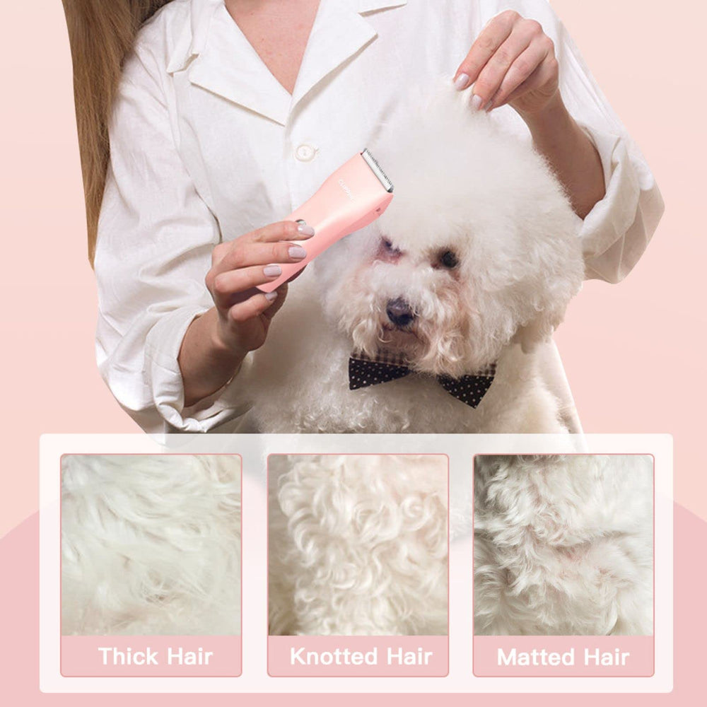 Grimgrow grooming kit with two combs for precise length control.