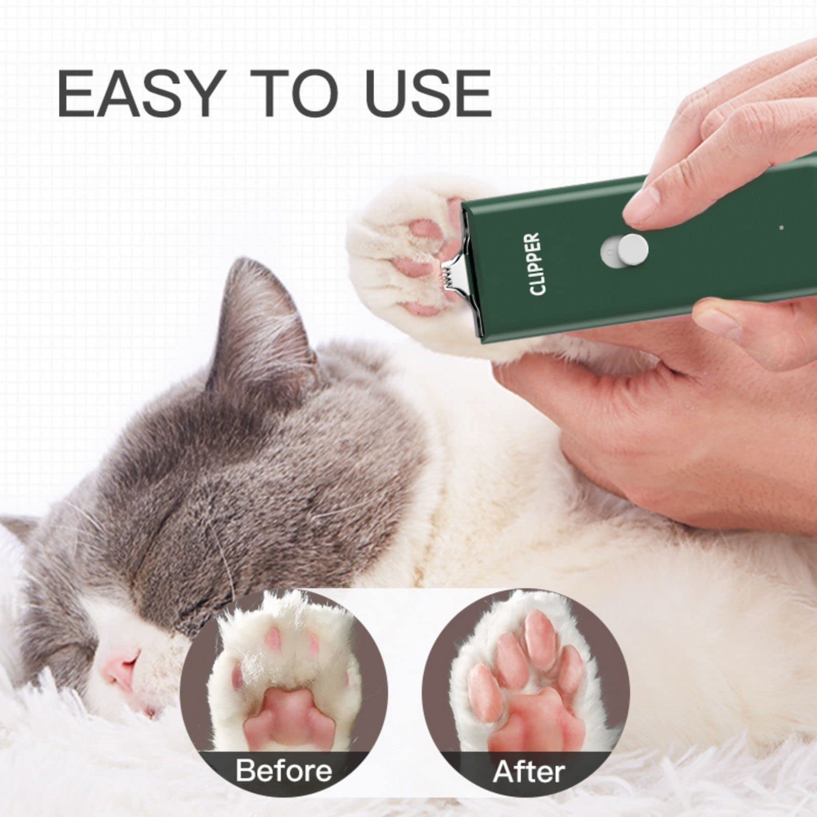 Grimgrow USB rechargeable clipper ready for quick charges on the go.
