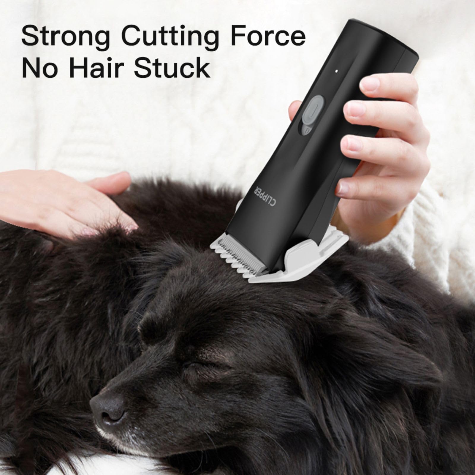 Grimgrow IPX-7 waterproof clipper ideal for quick cleanup after baths.