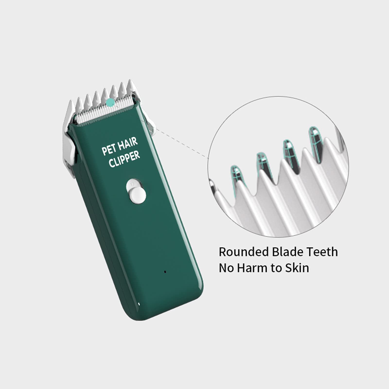 Grimgrow IPX7 waterproof clipper easy to rinse after use