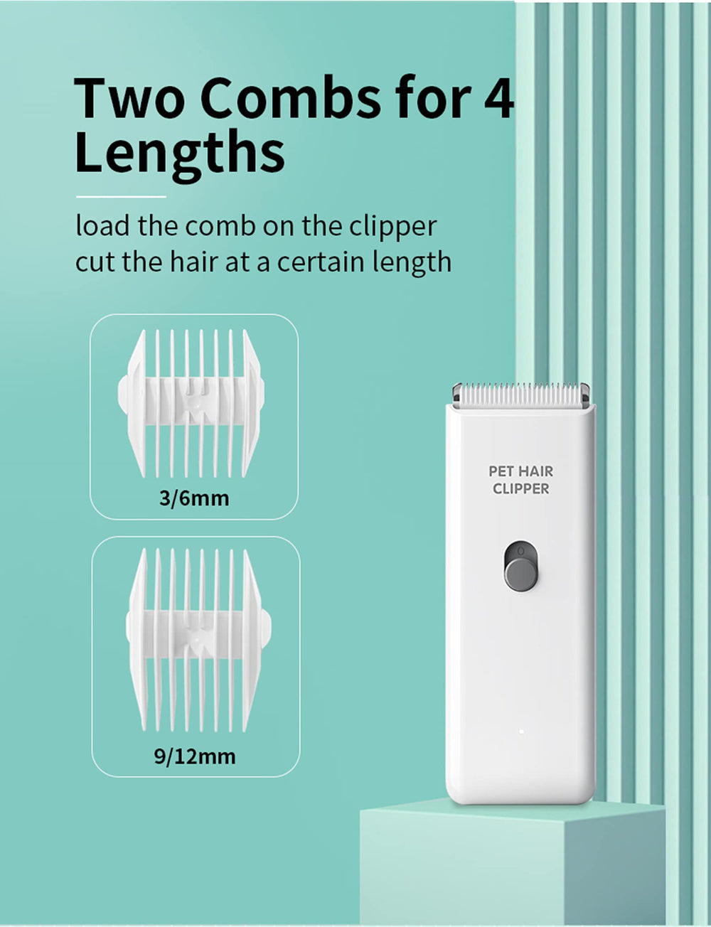 Grimgrow low-noise motor ideal for calm at-home grooming sessions.