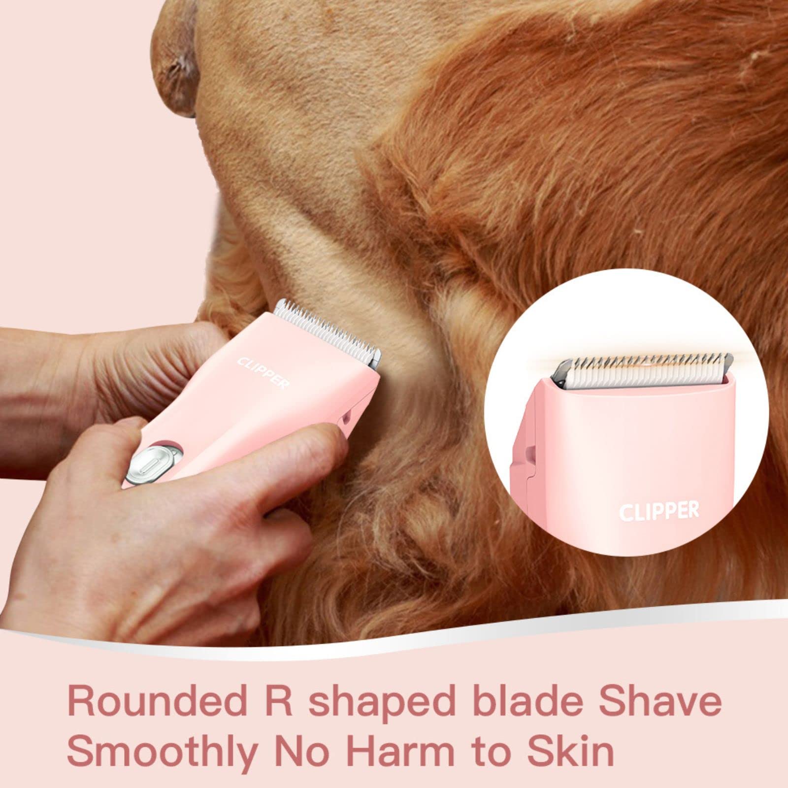 Grimgrow maneuverable ergonomic clipper with comfortable grip for long sessions