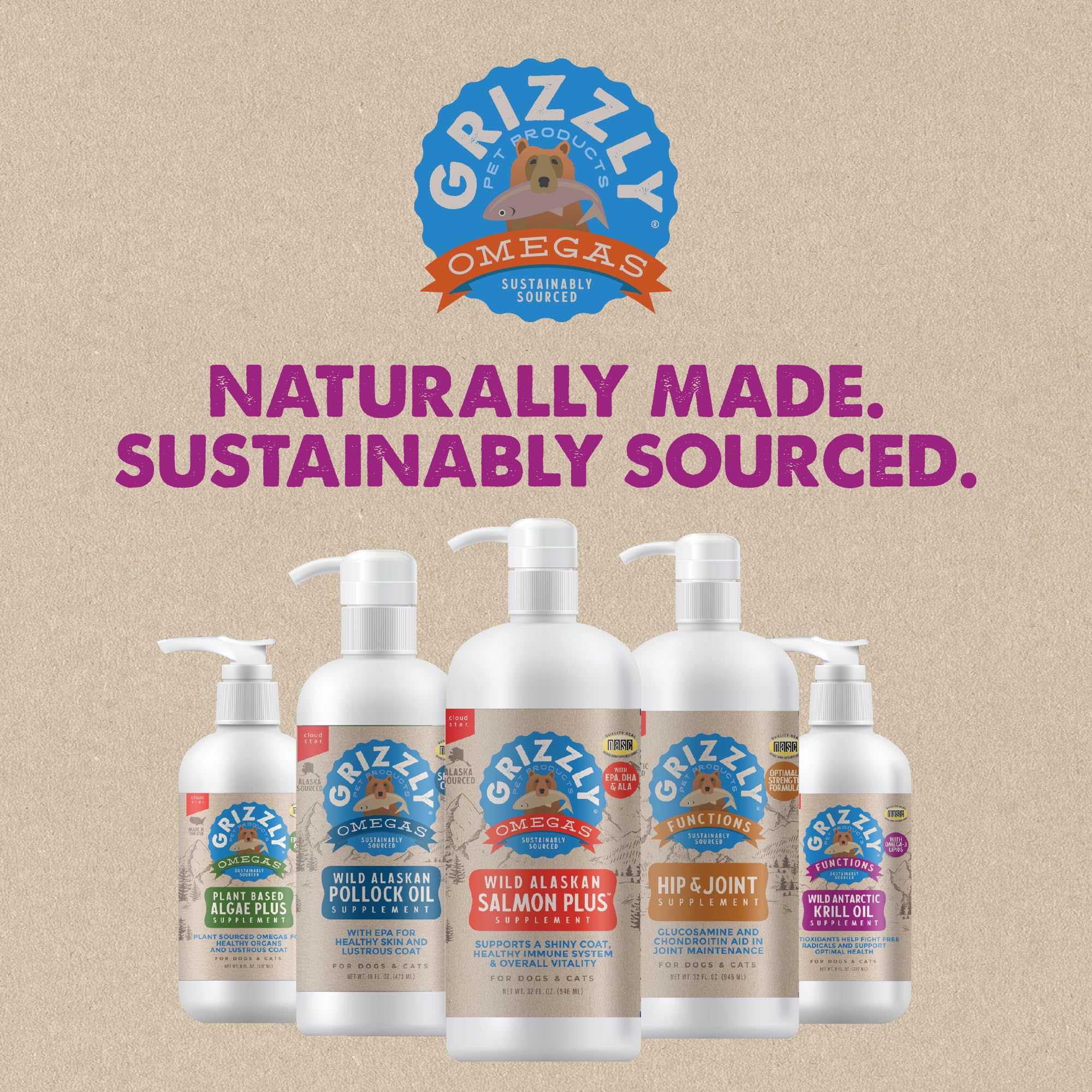 GRIZZLY Krill Oil medical-grade pump ensures accurate measurement