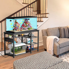 GRLEAF stand with dual-tank-system optimizes space for secondary setups.