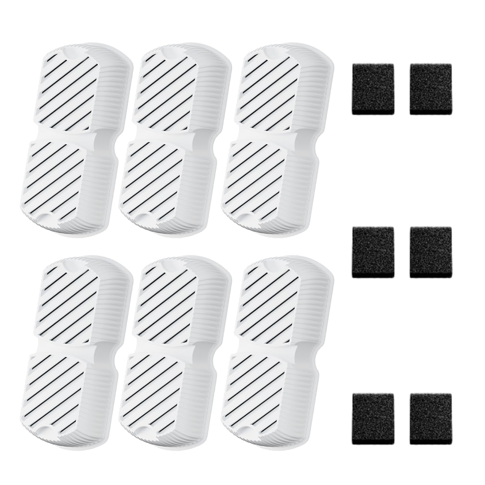 GROOKPET dog fountain filters pack—replacement ready for clean water.