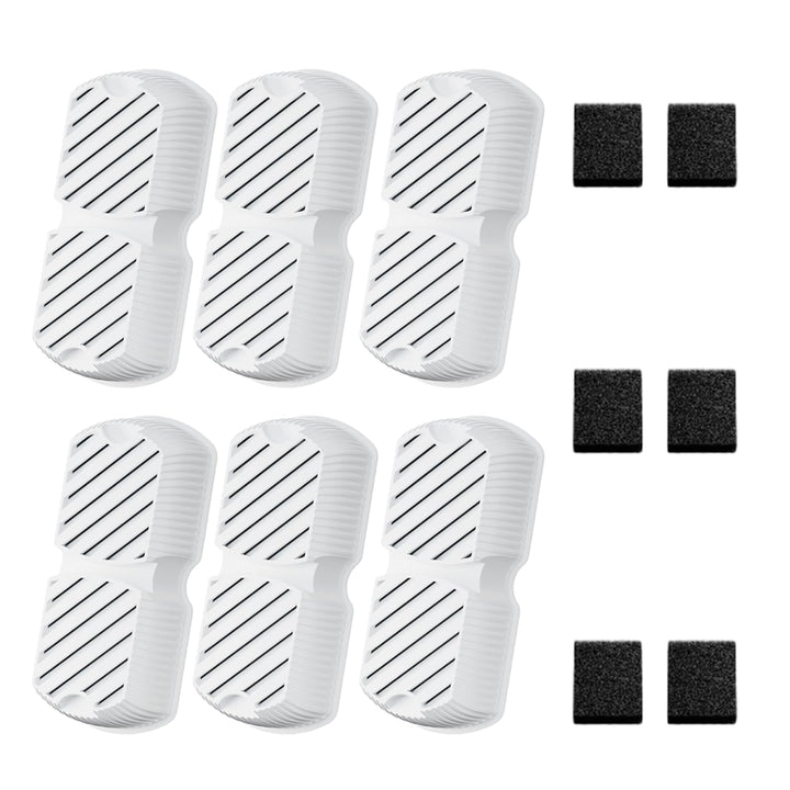 GROOKPET dog fountain filters pack—replacement ready for clean water.