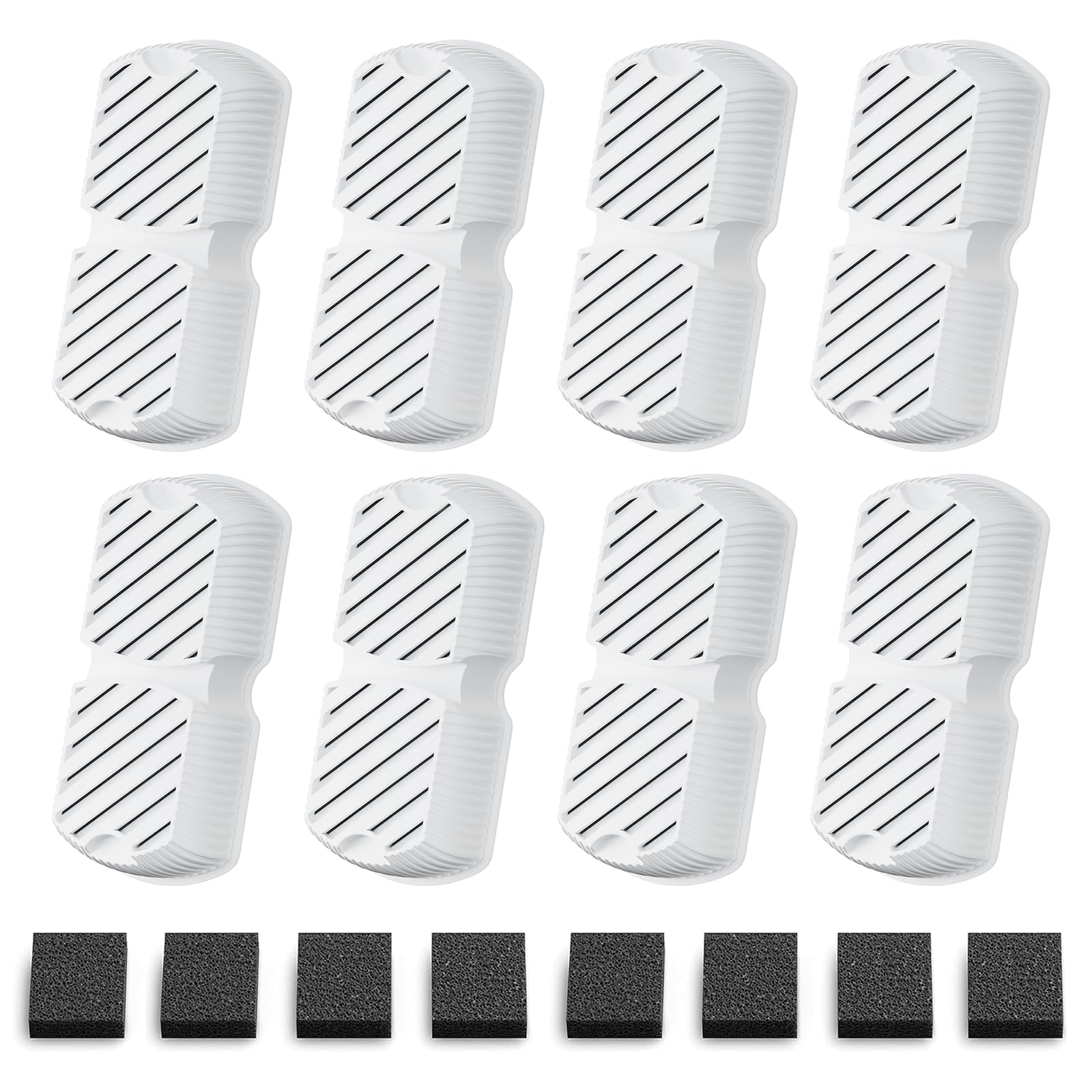 GROOKPET dog fountain filters pack ready for quick replacement and fresher water