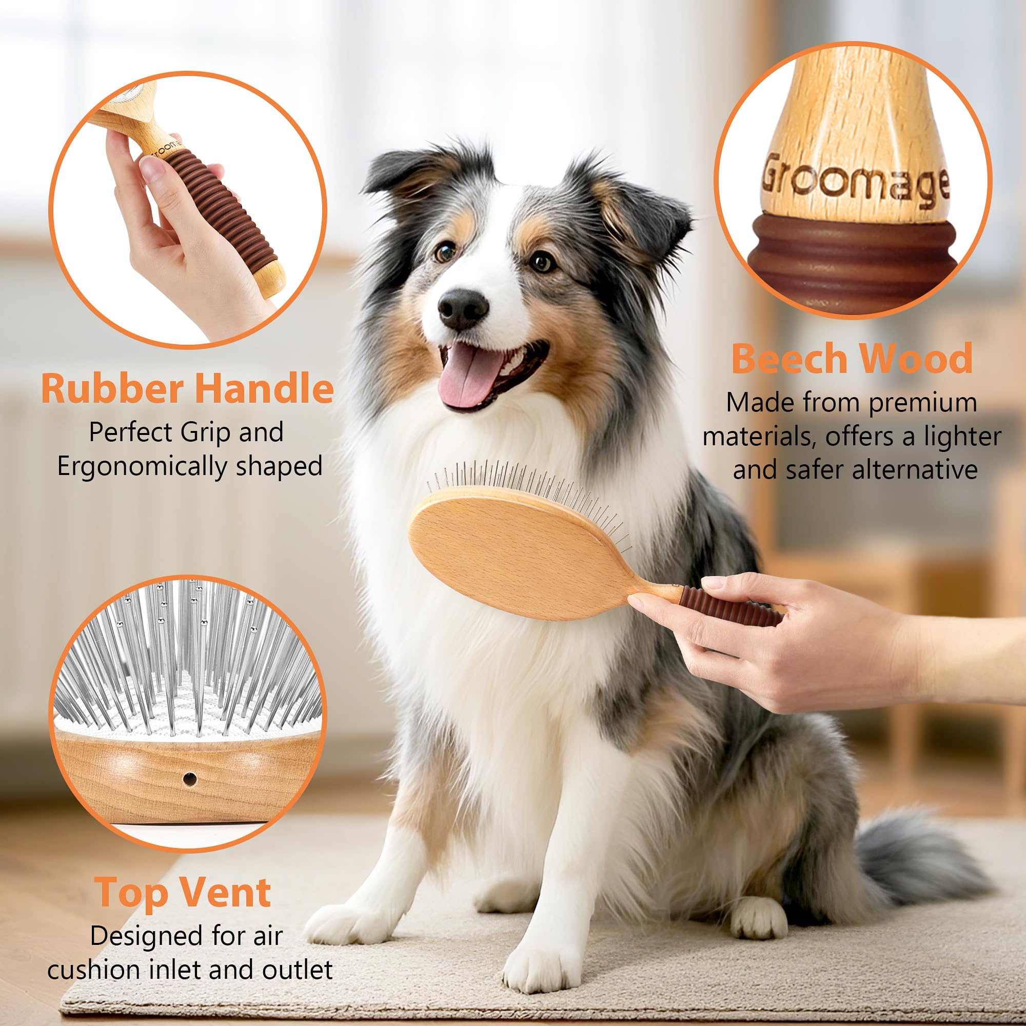 GROOMAGE detailed matting removal brush to tackle stubborn tangles