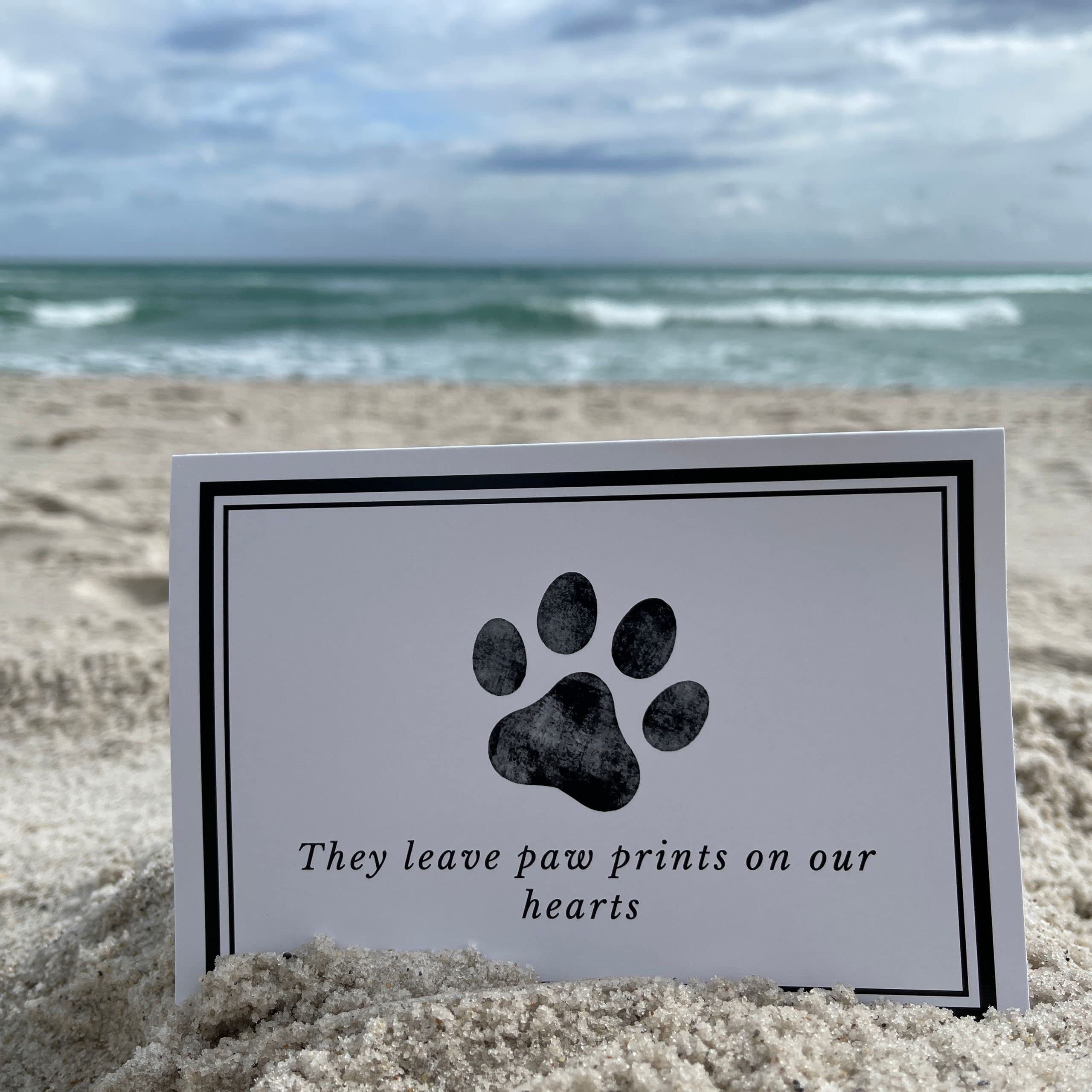 Groomers Margins USA-made cards with envelopes presenting a polished condolence note
