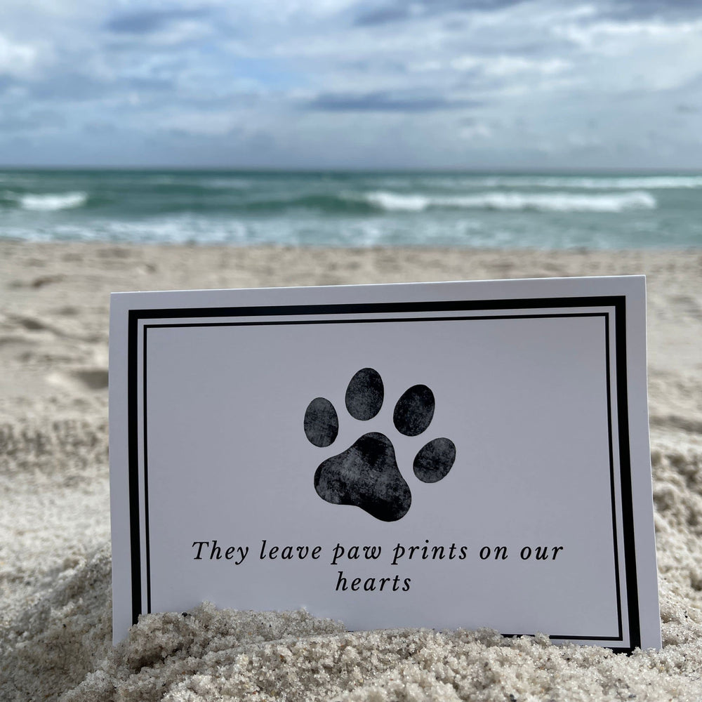 Groomers Margins USA-made cards with envelopes presenting a polished condolence note