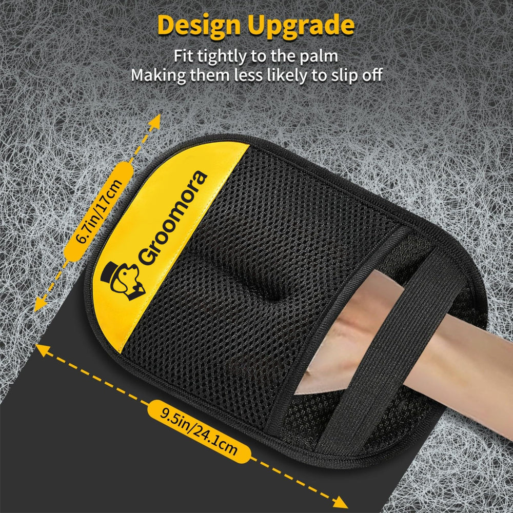 Groomora glove safe on delicate fabrics without scratches