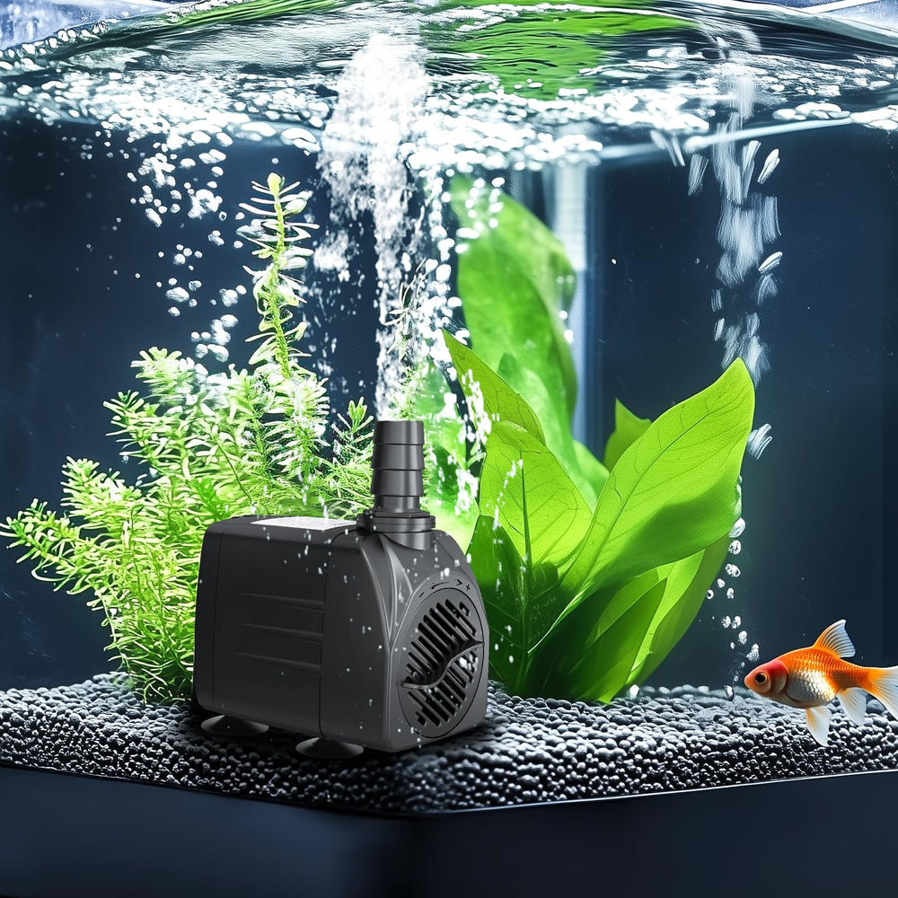 Suitable for aquariums, fountains, ponds, hydroponics, statuary, and pools.
