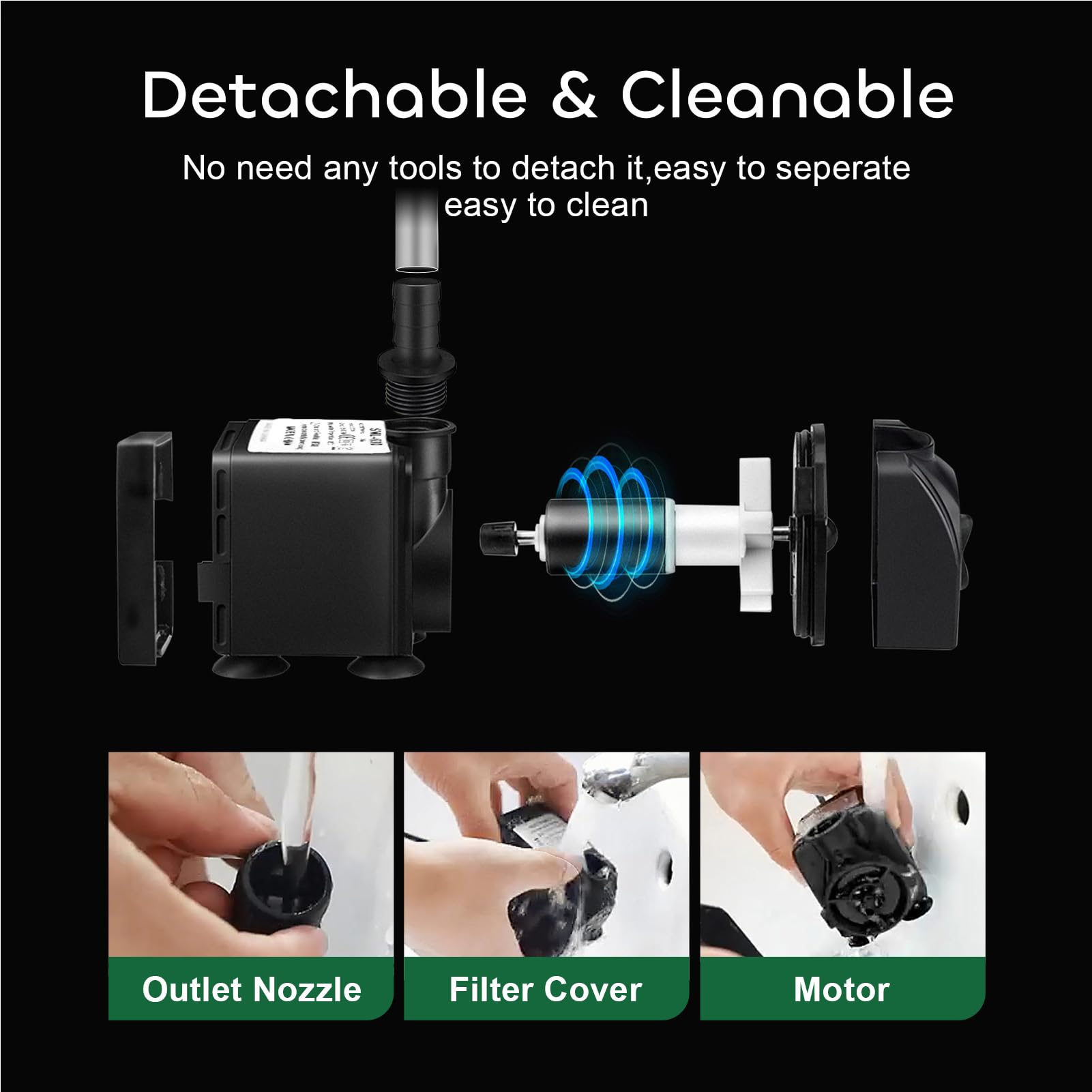GROWNEER pump tubing 4.9ft enables flexible installation and routing.