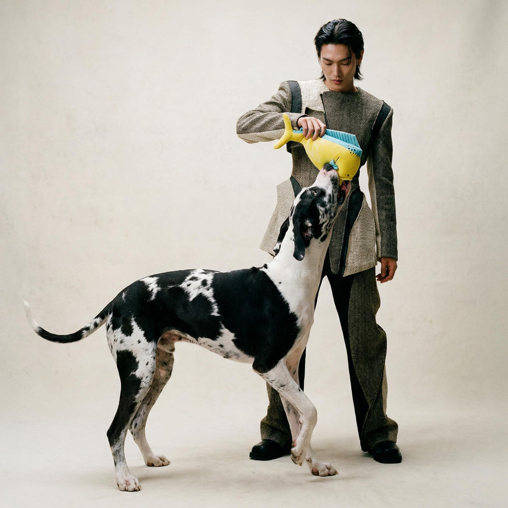 GRRREEN 100-percent recycled materials dog toy sourced from recycled bottles.