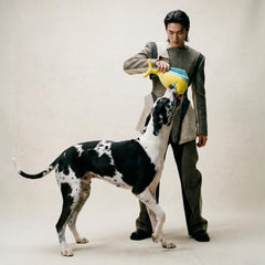 GRRREEN 100-percent recycled materials dog toy sourced from recycled bottles.
