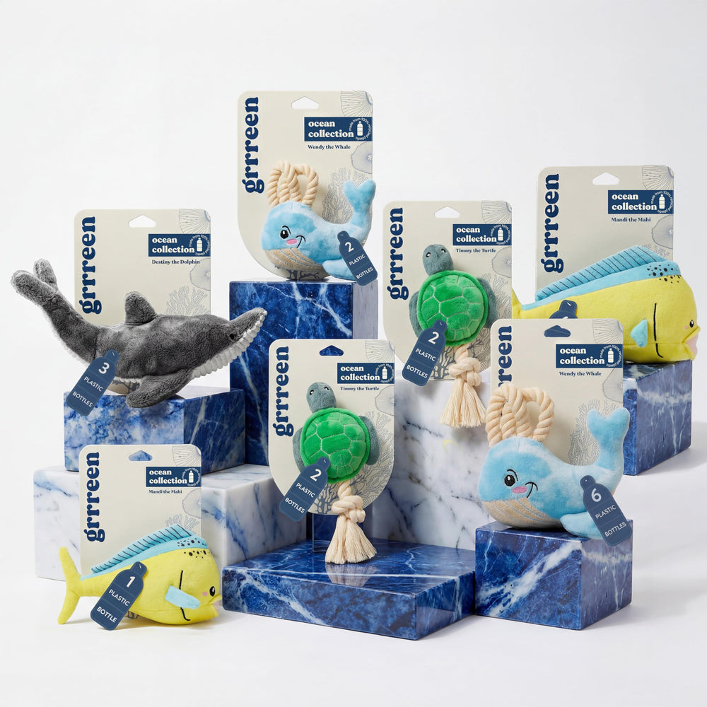 GRRREEN Mandi Mahi plush close-up shows soft texture and inviting design.