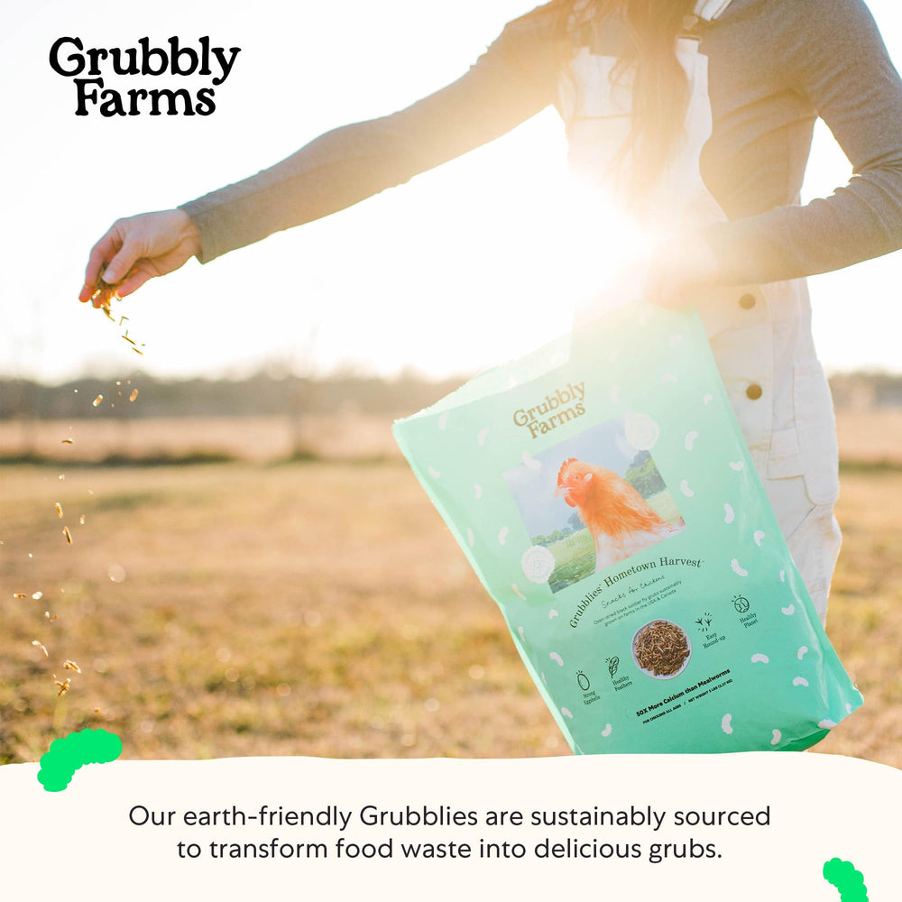 Grubblies no-sprays additive-free promise of clean protein.