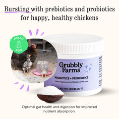 Grubbly Farms powder dissolving in water enables simple daily administration