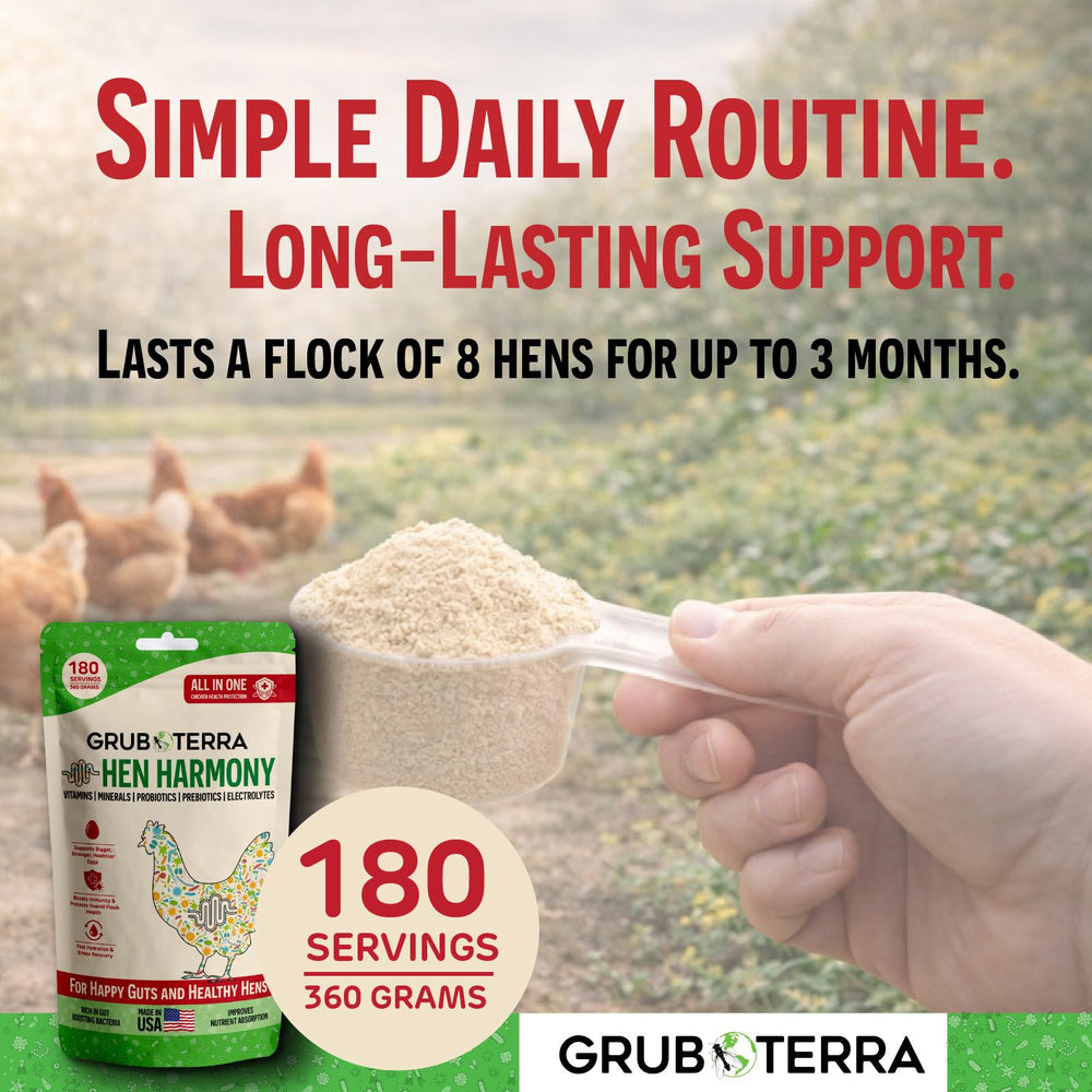 GrubTerra Hen Harmony supports chick growth during early life