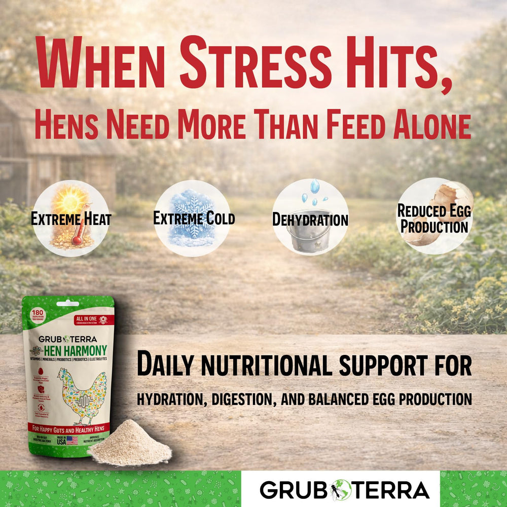 GrubTerra Hen Harmony promotes gut balance for digestion support