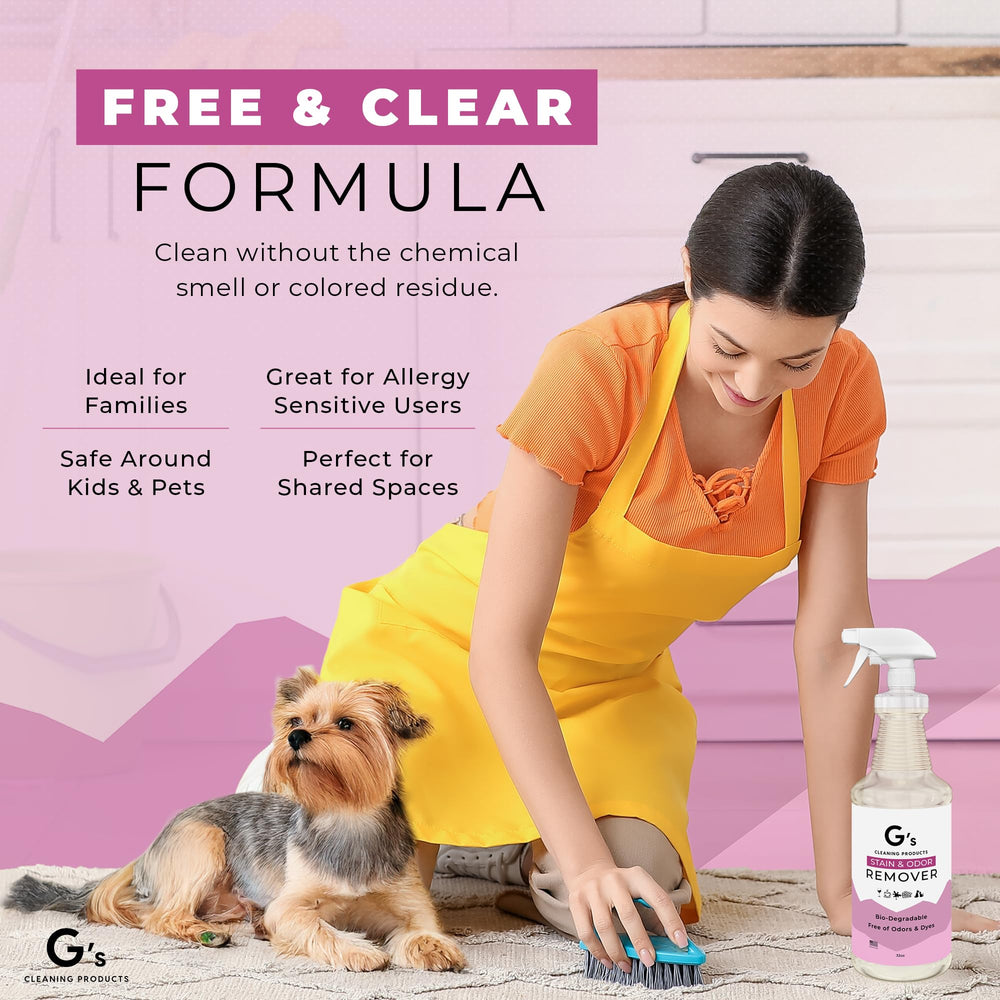 G's Cleaning Mattress stain remover for soft surfaces