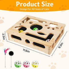 GTian teaser wand with feather provides interactive, dynamic play.