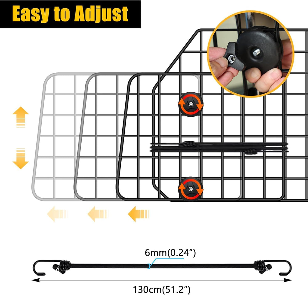 Gtongoko adjustable-length barrier fits most vehicles for flexible confinement