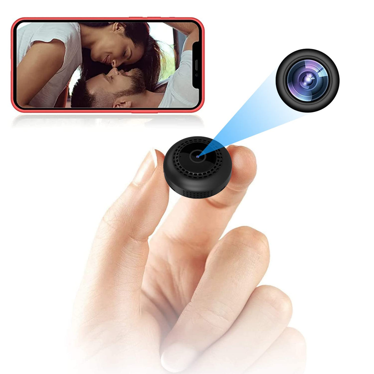 GTYT 4K security camera with night vision and built-in battery for reliable surveillance.