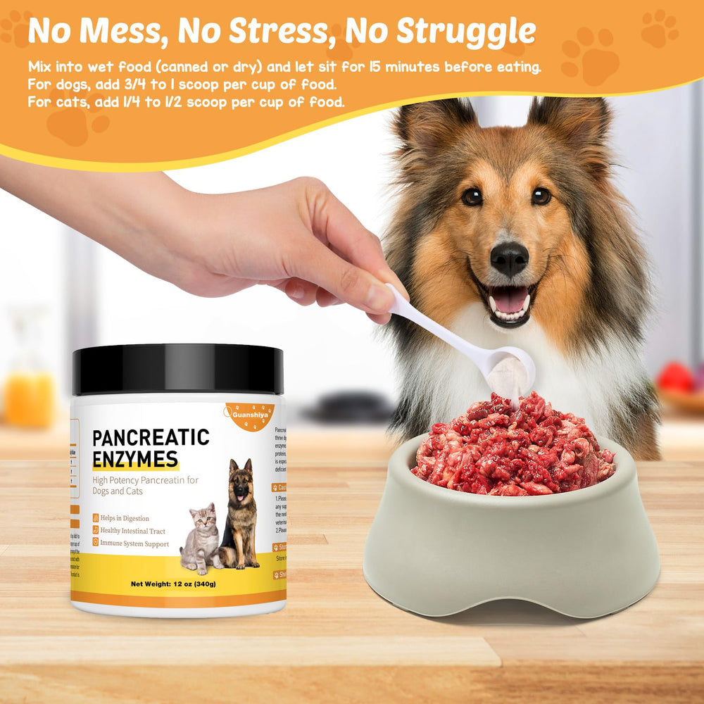 Guanshiya vet approved seal on pancreatic enzyme product