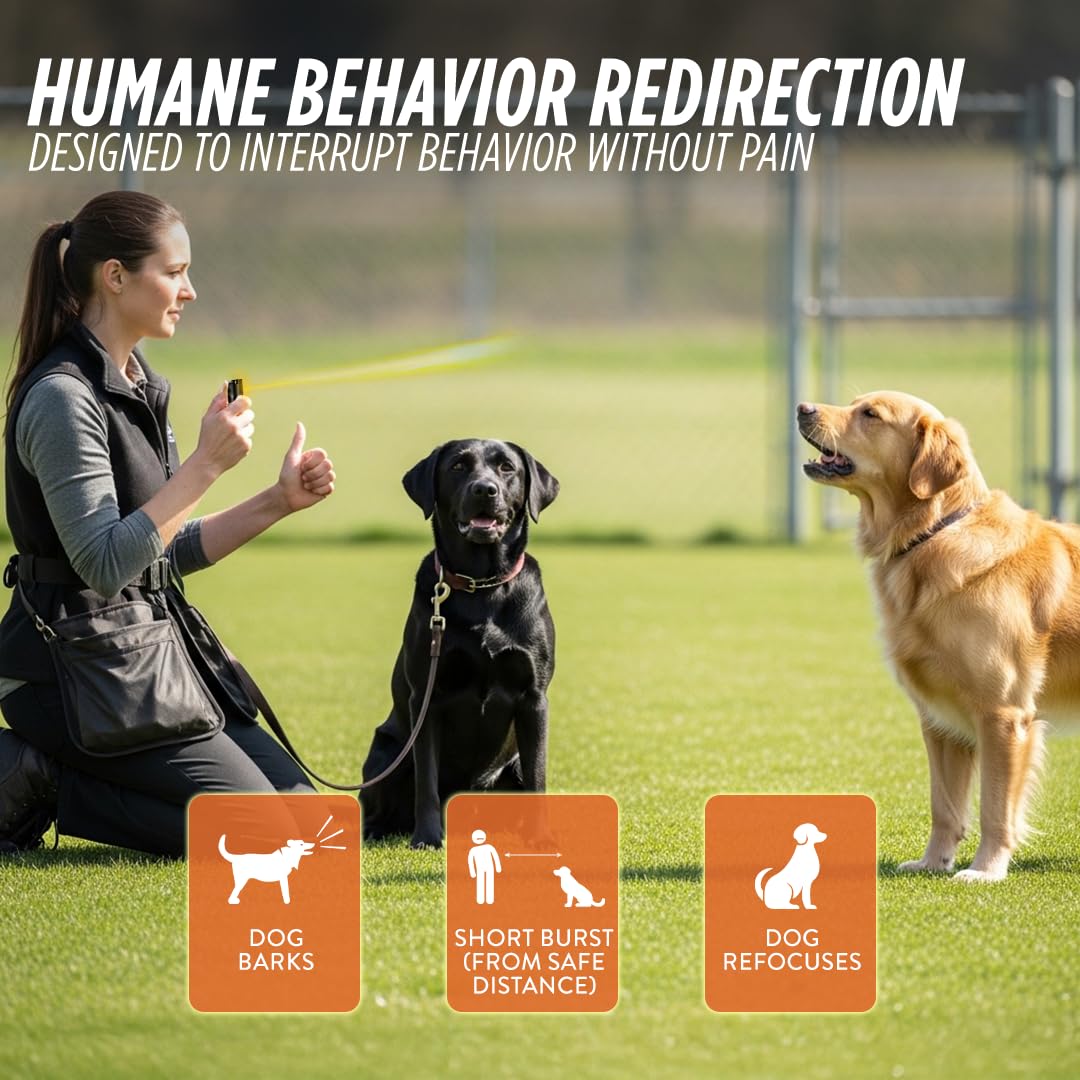 Guard Dog Security eco-friendly citronella formula free from pepper and propellants.