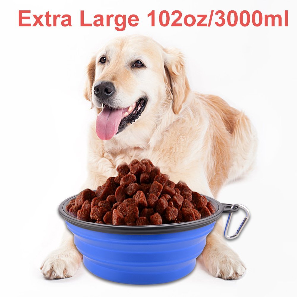 Guardians 3L XL travel dog bowl folded compact for hiking