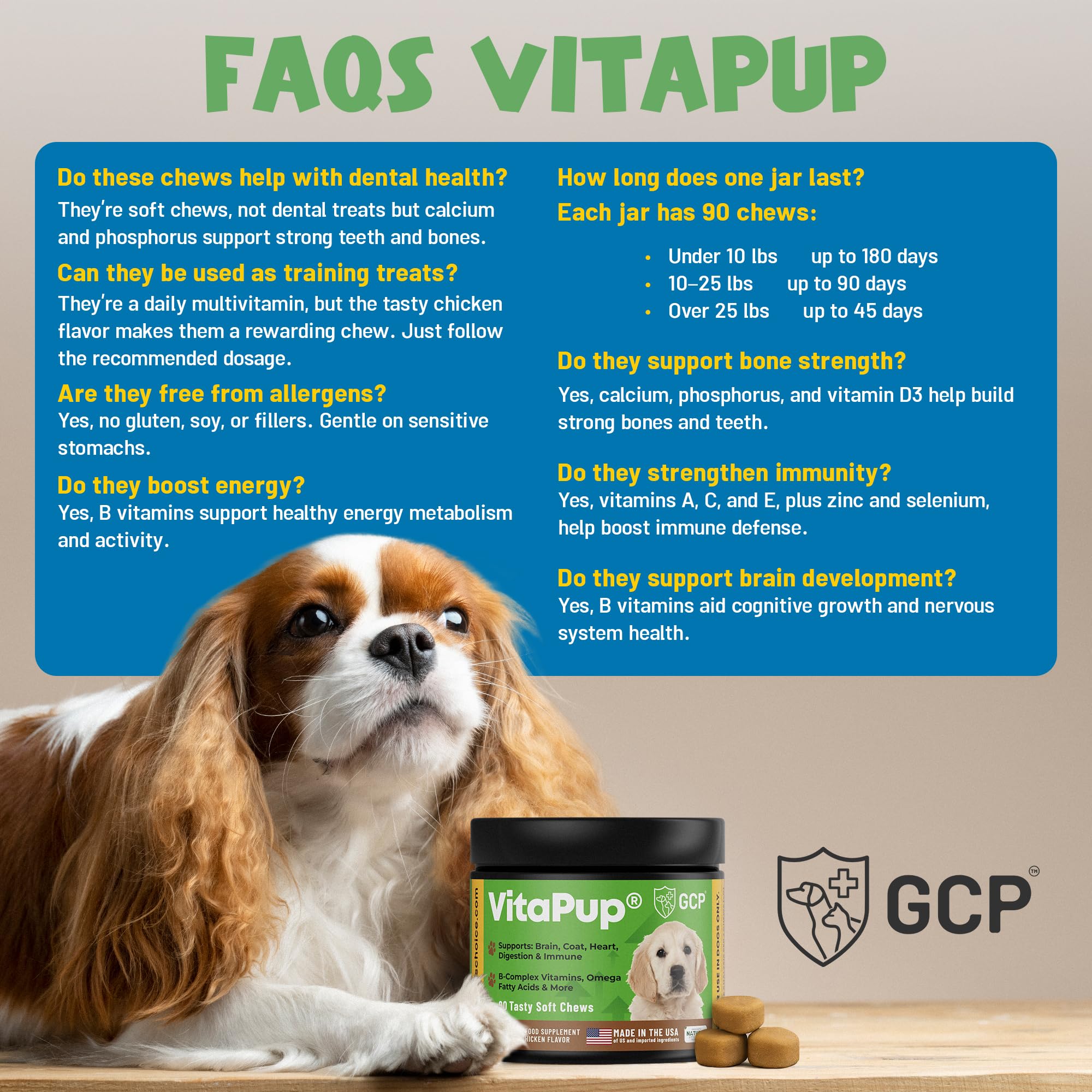 Guardian's Choice VitaPup puppy routine shows easy integration into meals.