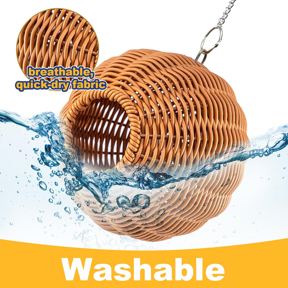 Gucvdnple breathable and washable bed enables quick cleaning.