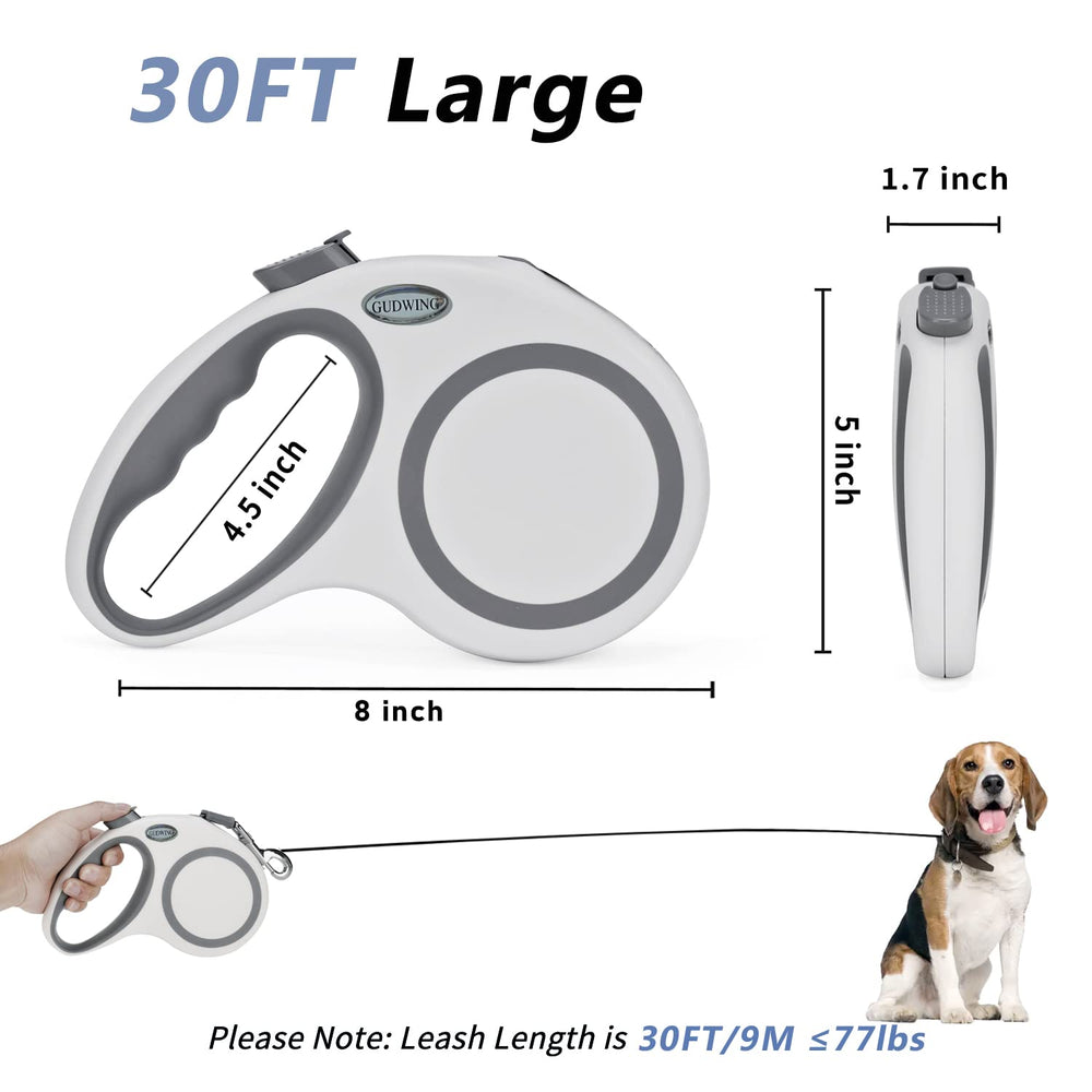 GudWING leash shows one-button brake for quick reliable stops.