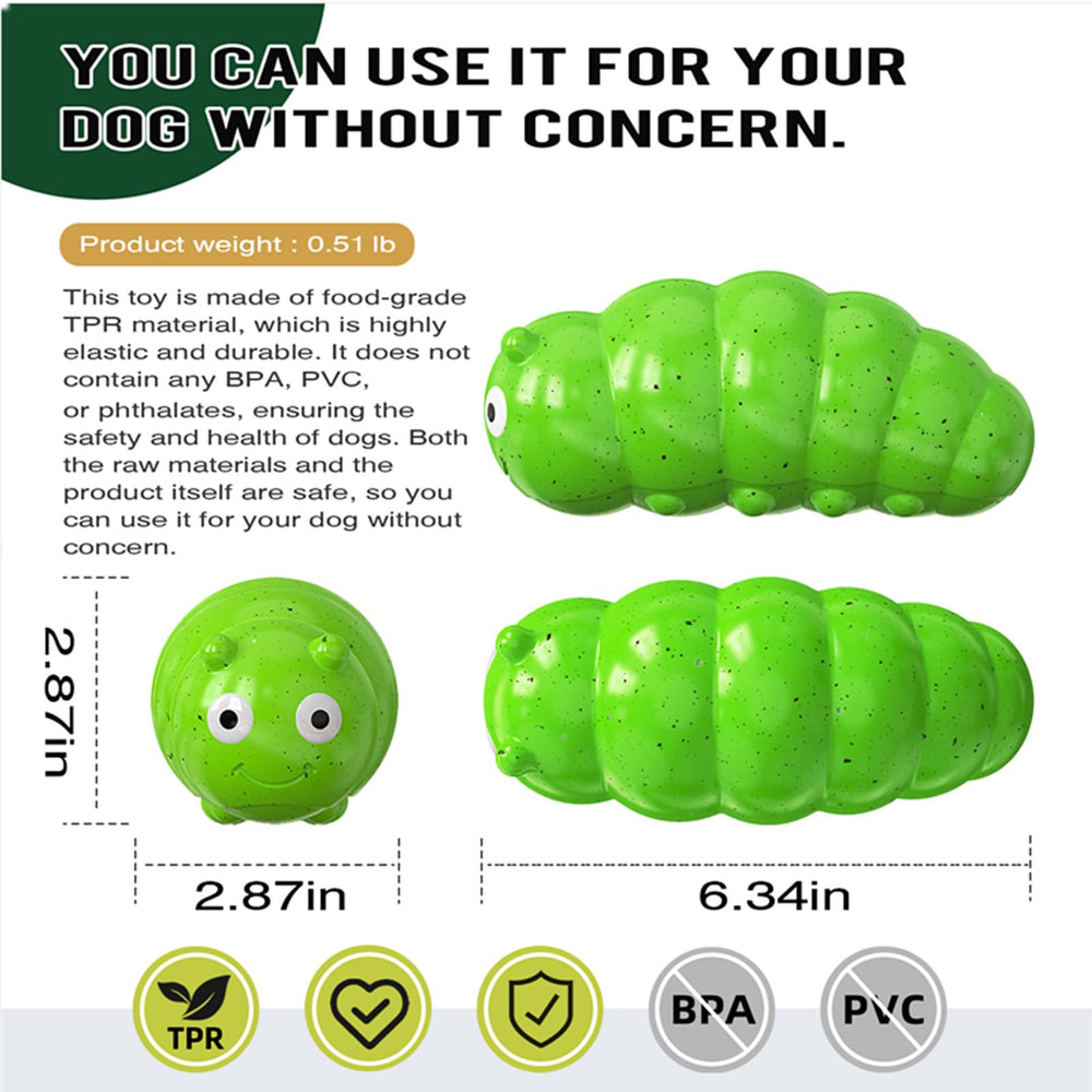 GUIASIPULE squeaky teeth-cleaning toy for dogs, encouraging chewing and dental-friendly routines.